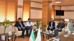 نشست بازرس کل استان قم با رئیس مرکز اورژانس 115 قم/تاکید طالبی بر ضرورت تامین تجهیزات امدادی